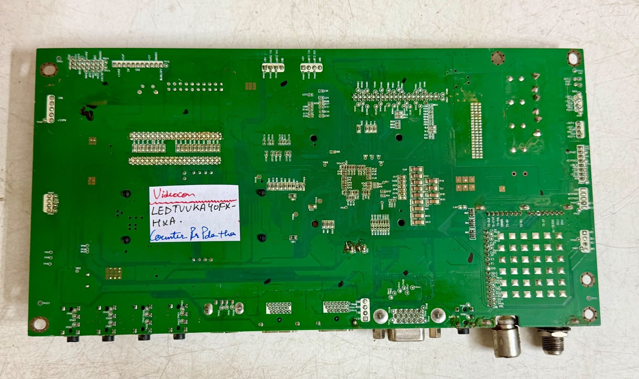 VIDEOCON Ledtvvka40fx-hxa — back
