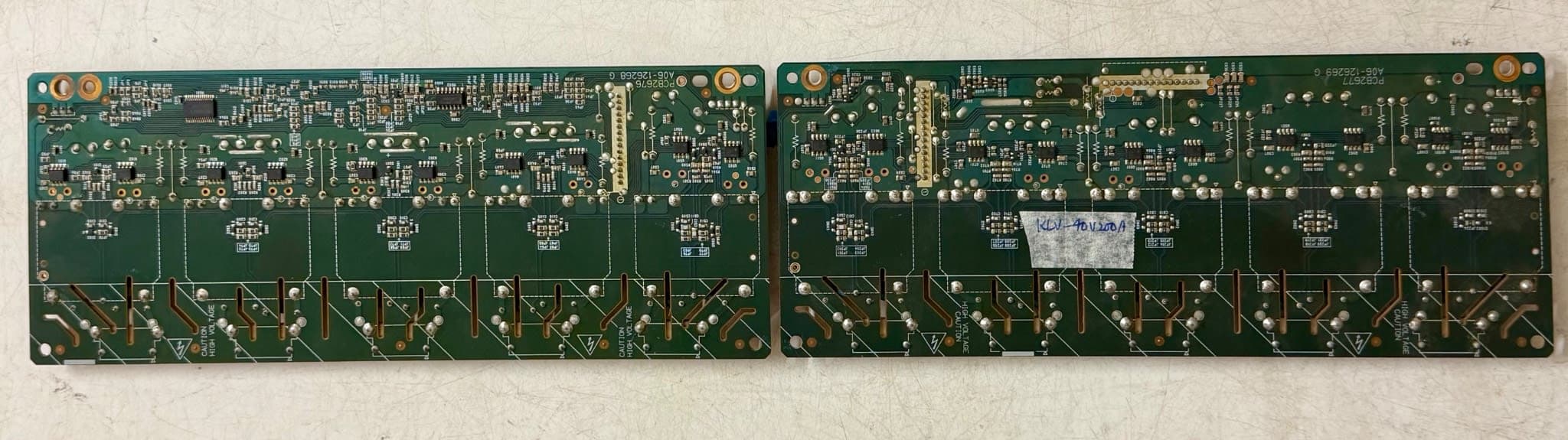 SONY KLV-40V200A — back